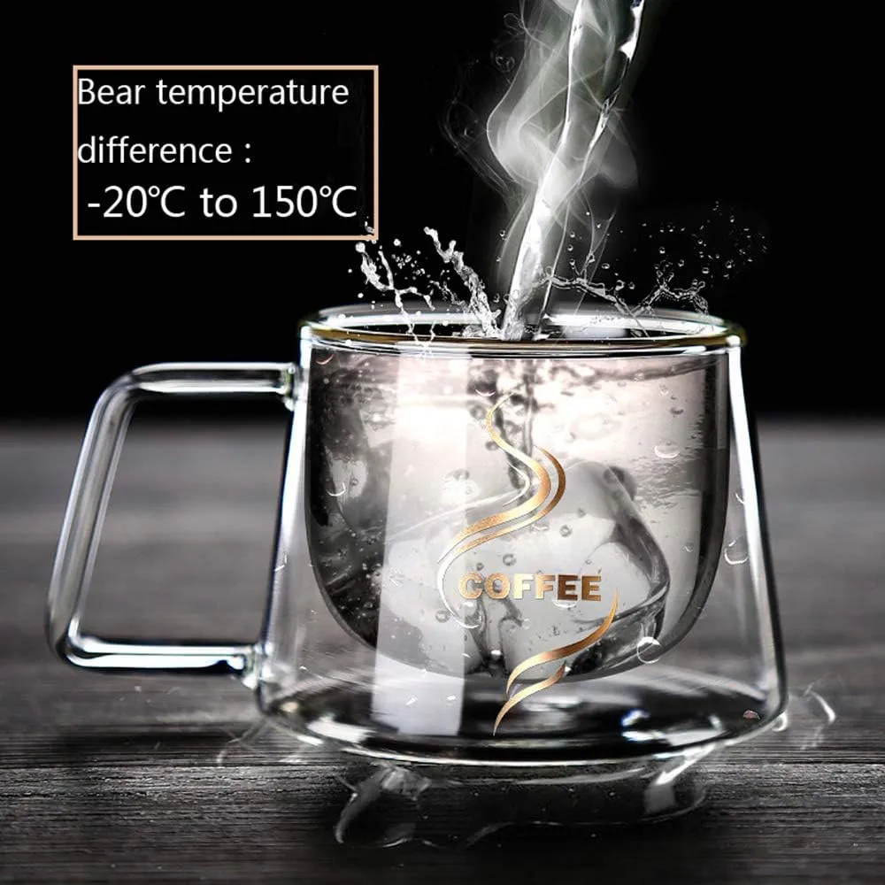 200Ml Luxurious Double Walled Coffee Mug