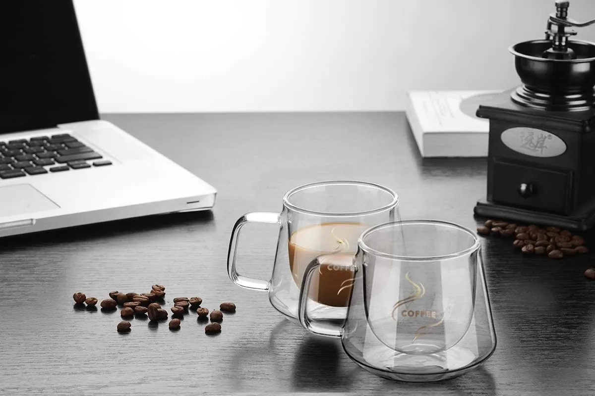 200Ml Luxurious Double Walled Coffee Mug