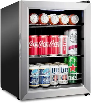 62 Can Freestanding Beverage Refrigerator