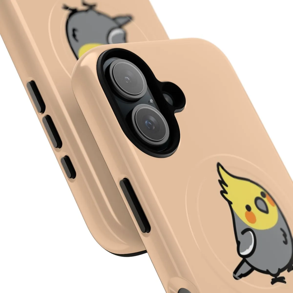 Adorable Chubby Cockatiel Phone Cases