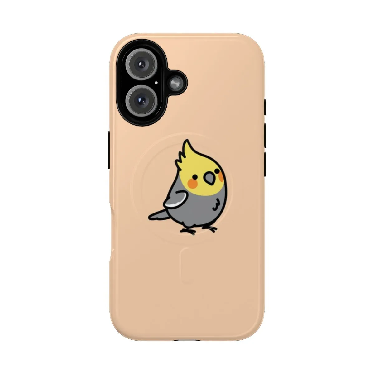 Adorable Chubby Cockatiel Phone Cases