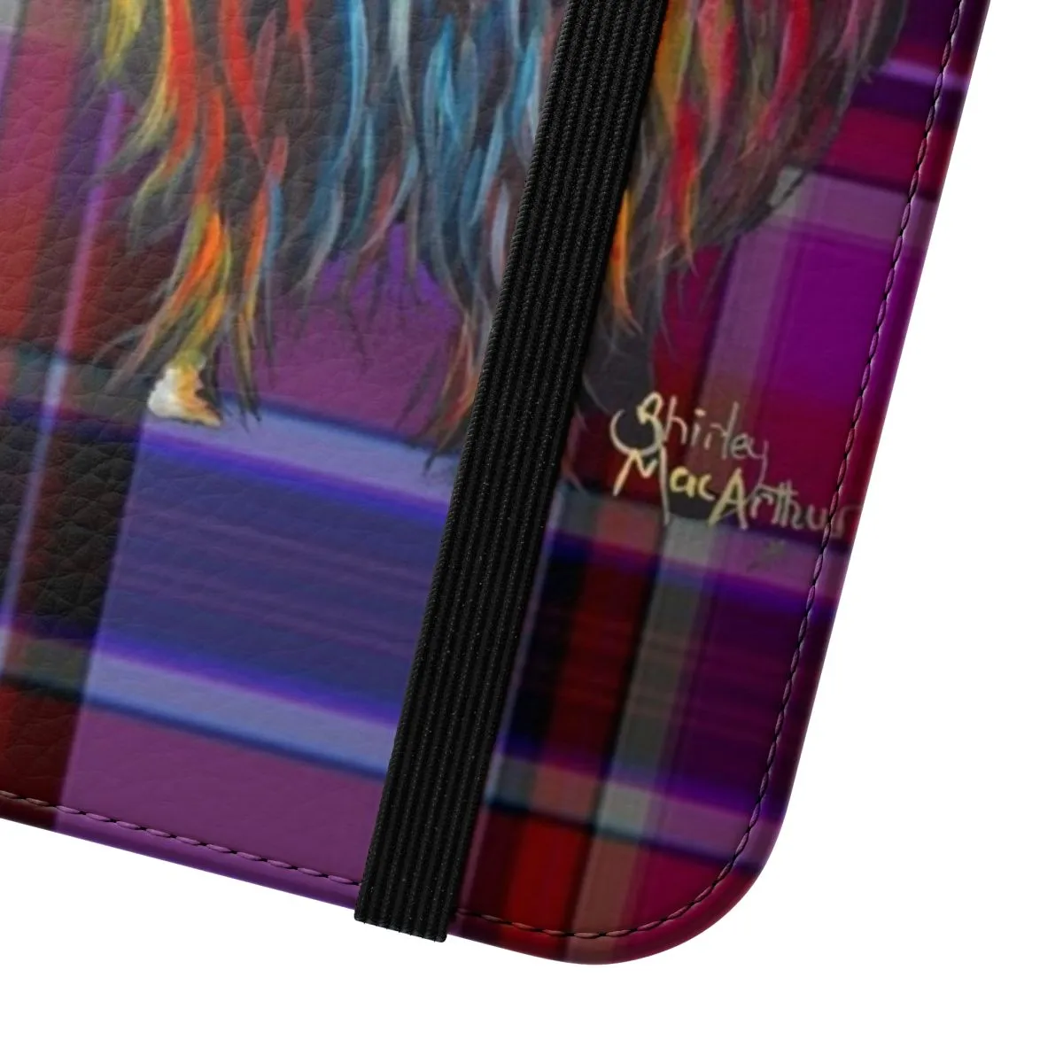 Adorable Highland Cow Tartan Phone Case