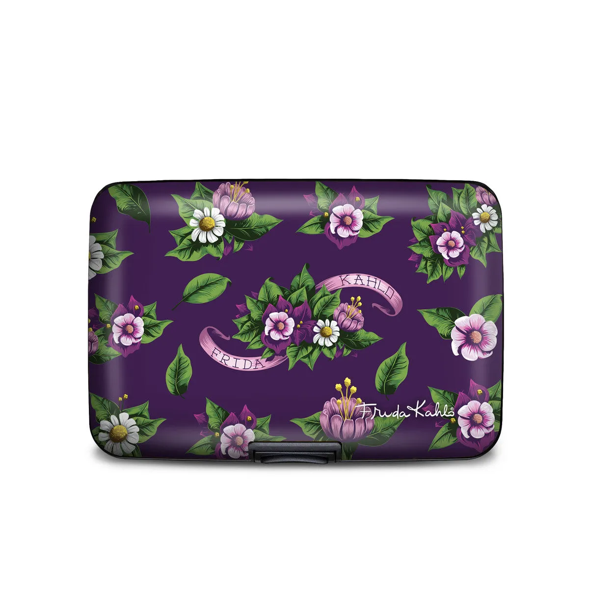 Armored Wallet Frida Purple Flowers 71669