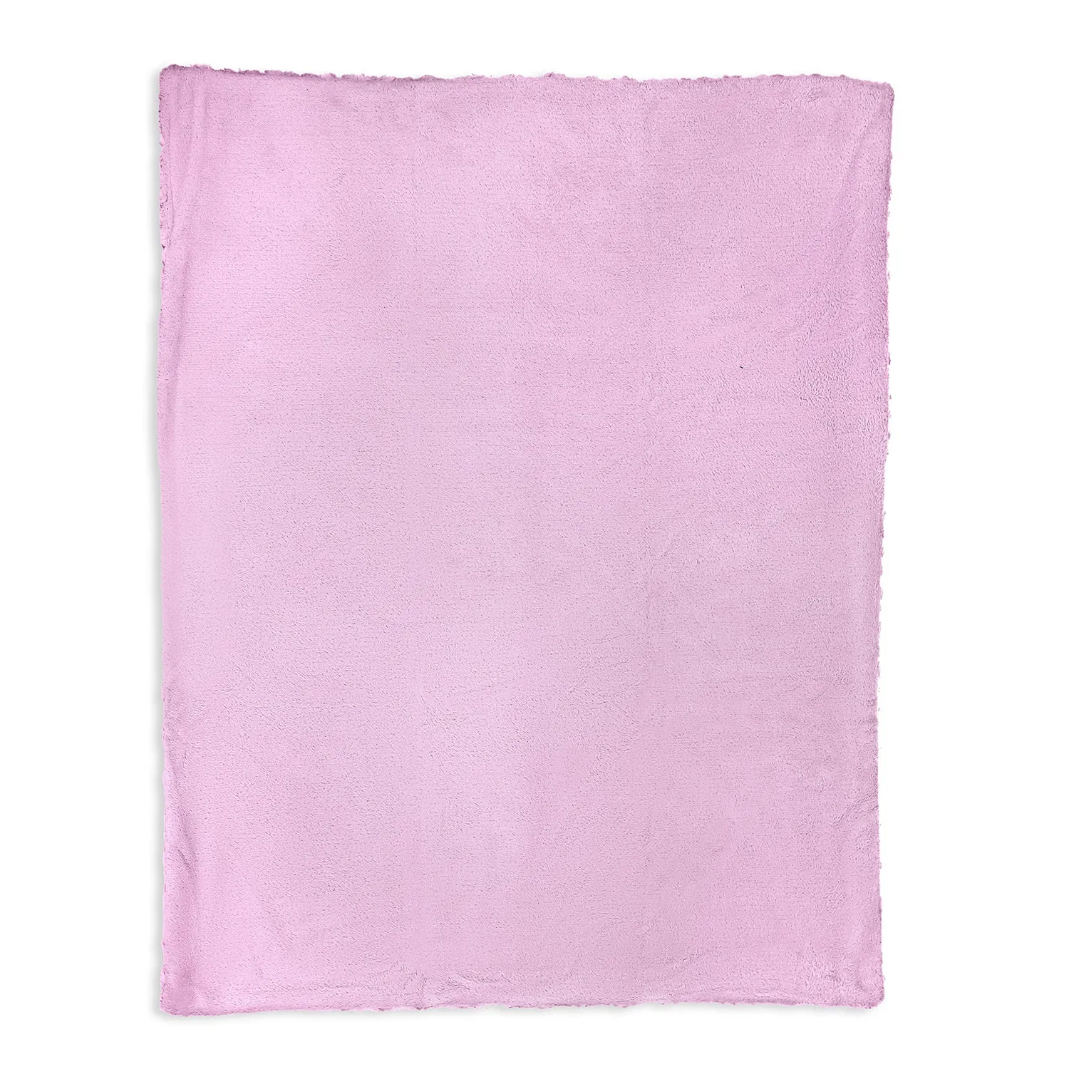 Baby Moo Swirl Fur Luxurious Blanket - Pink