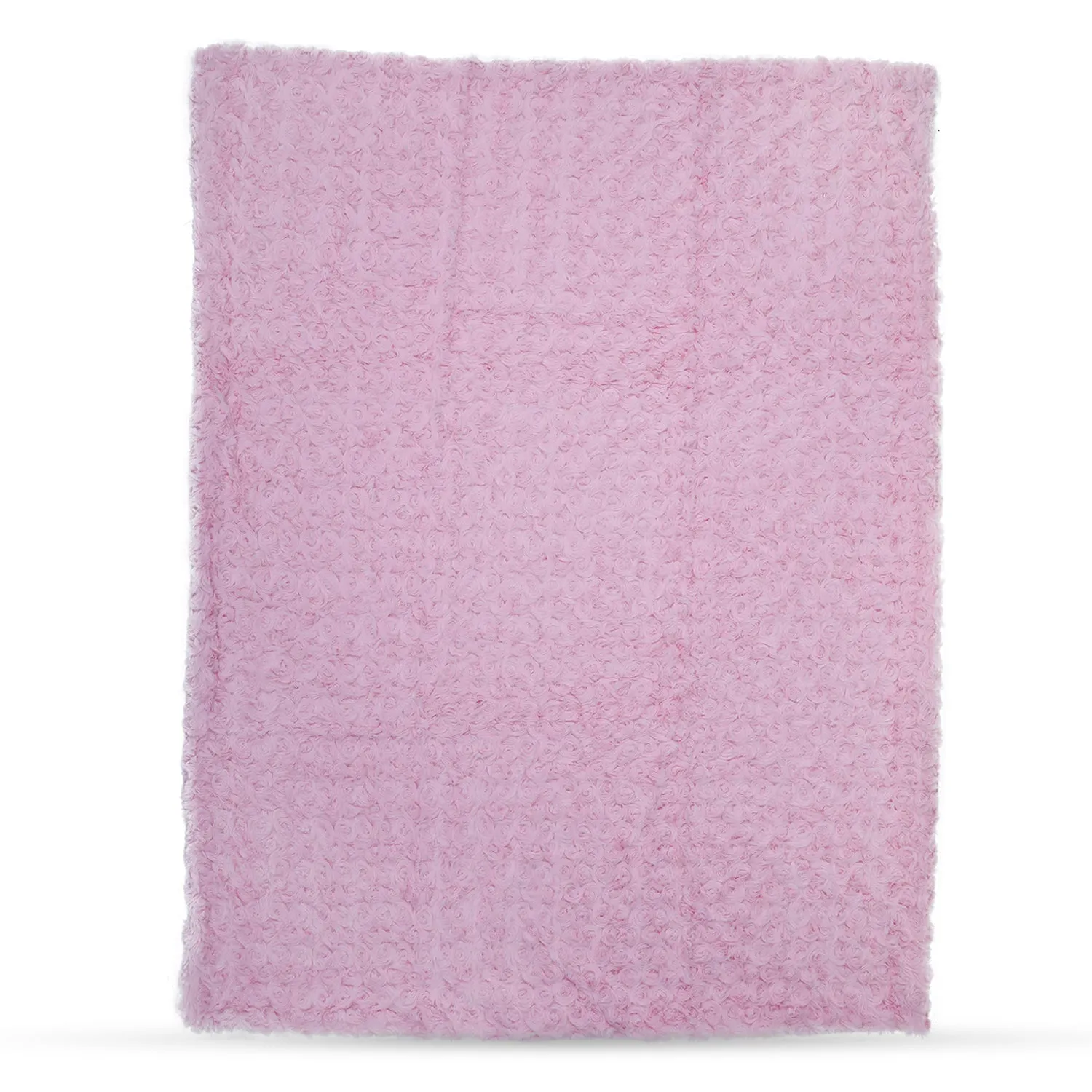 Baby Moo Swirl Fur Luxurious Blanket - Pink