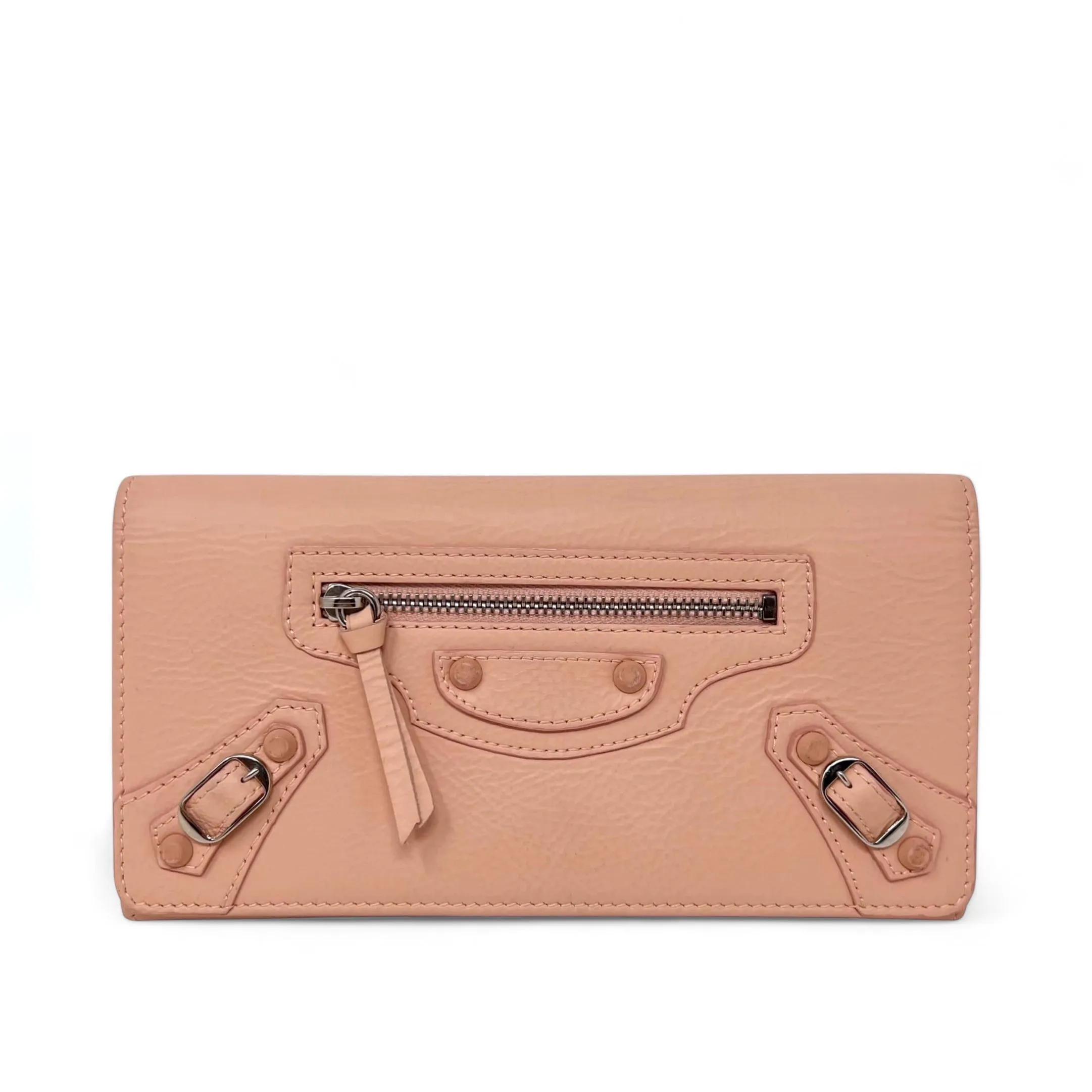 Balenciaga Beige Classic Long Wallet