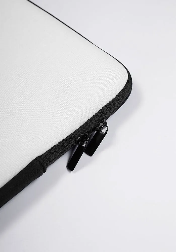 Beige Blissful Laptop Sleeve