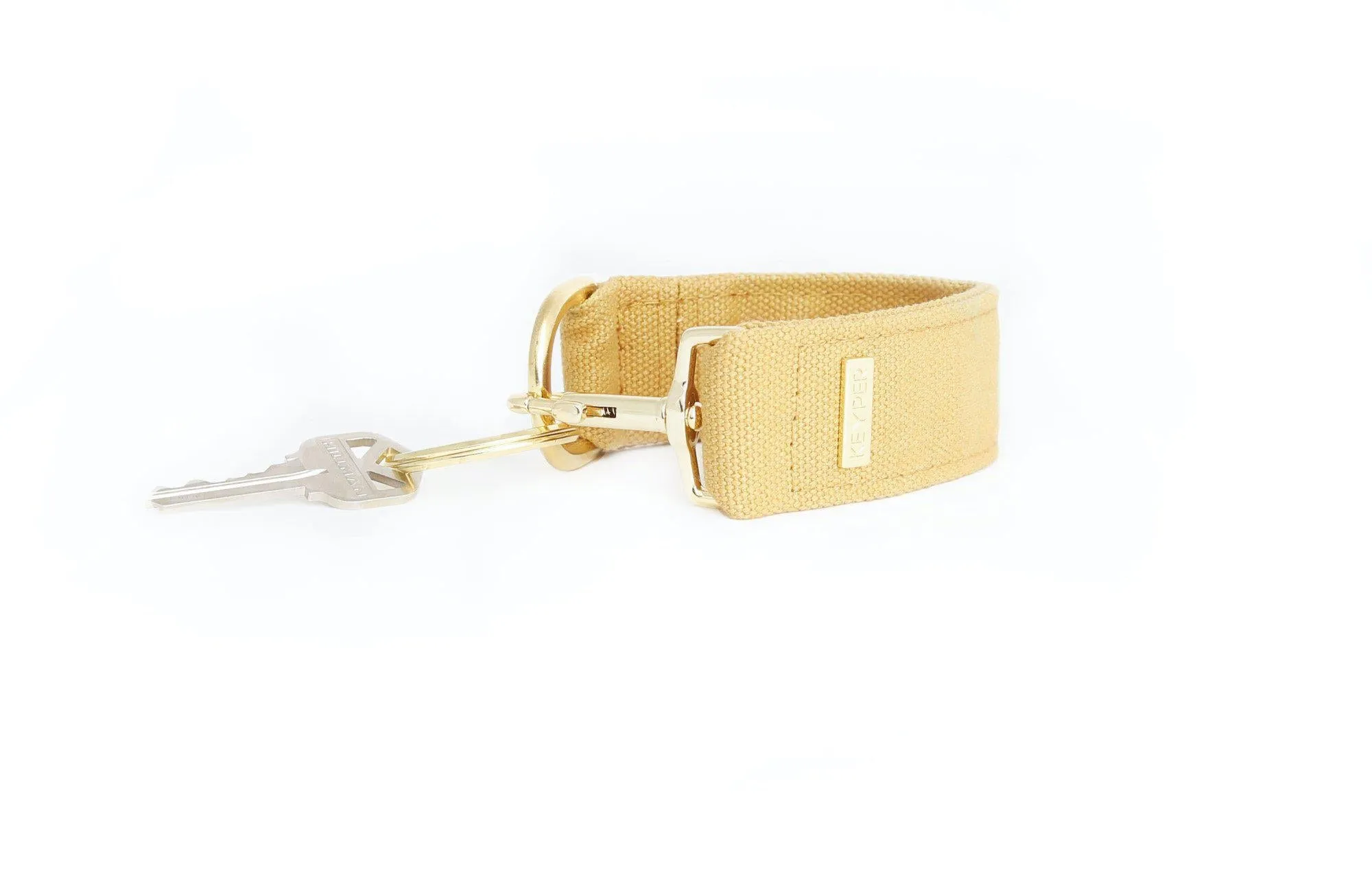 Beige CLASSIC CANVAS KEYPER® Key Ring