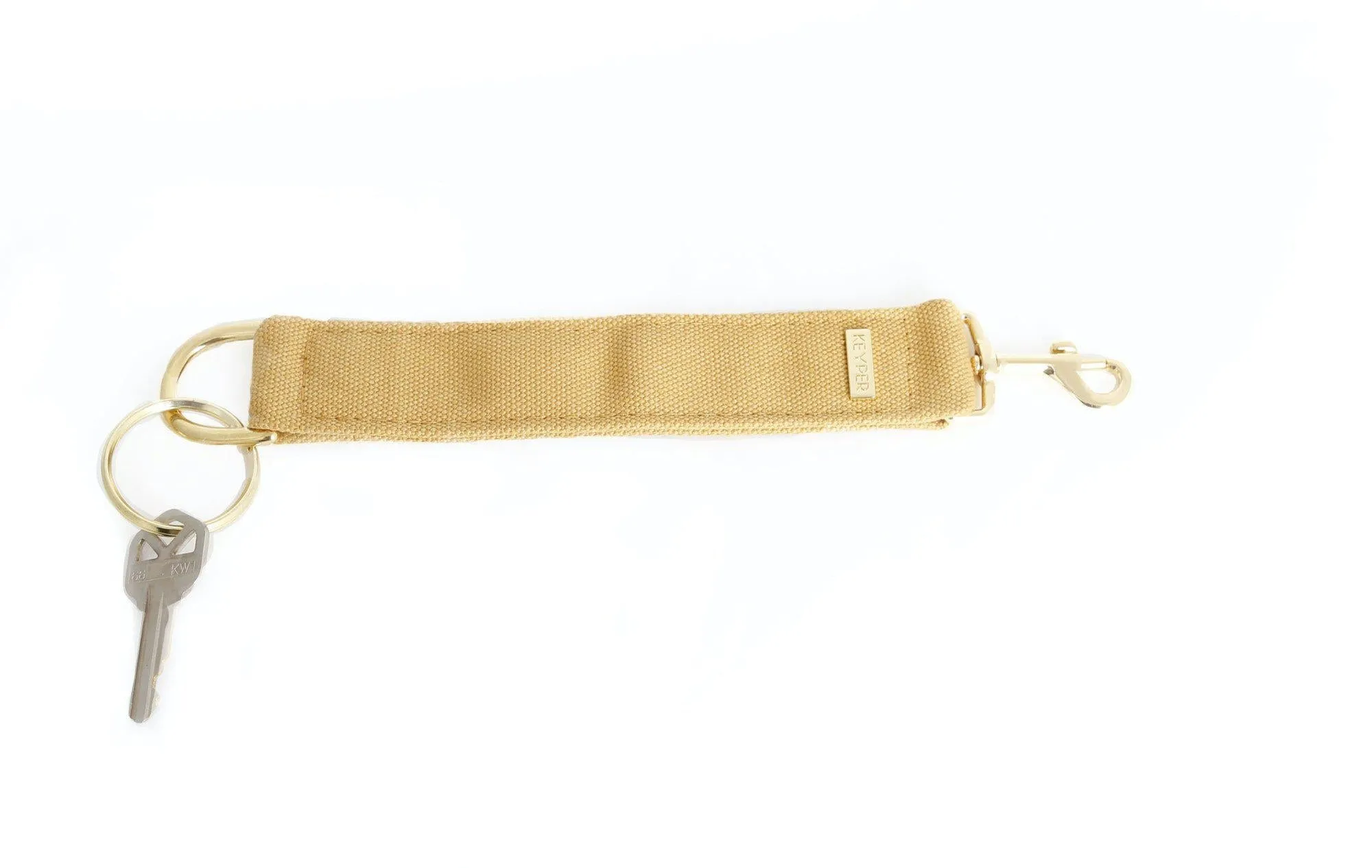 Beige CLASSIC CANVAS KEYPER® Key Ring