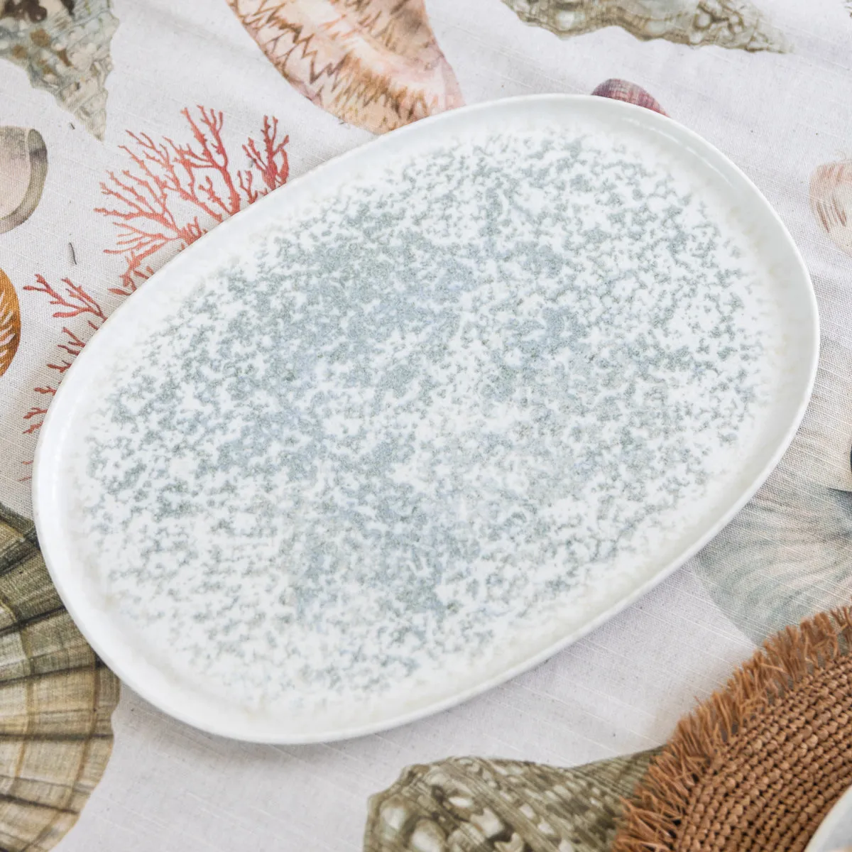 Bonna Lunar Oval Platter Ocean