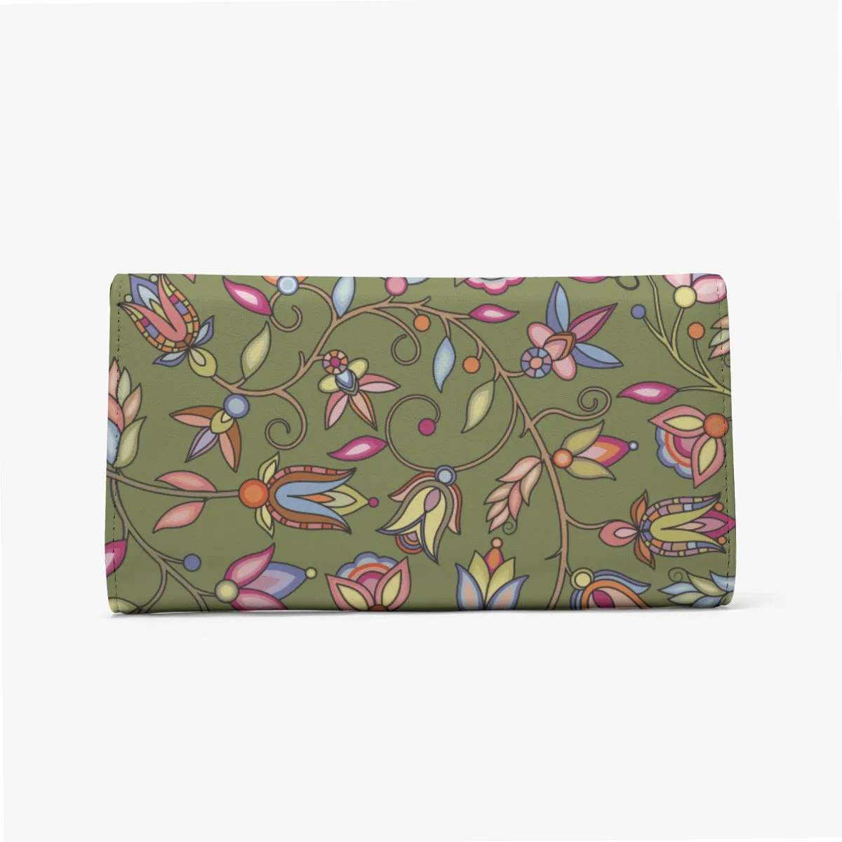 Buffalo Bloom Sage Foldable Wallet