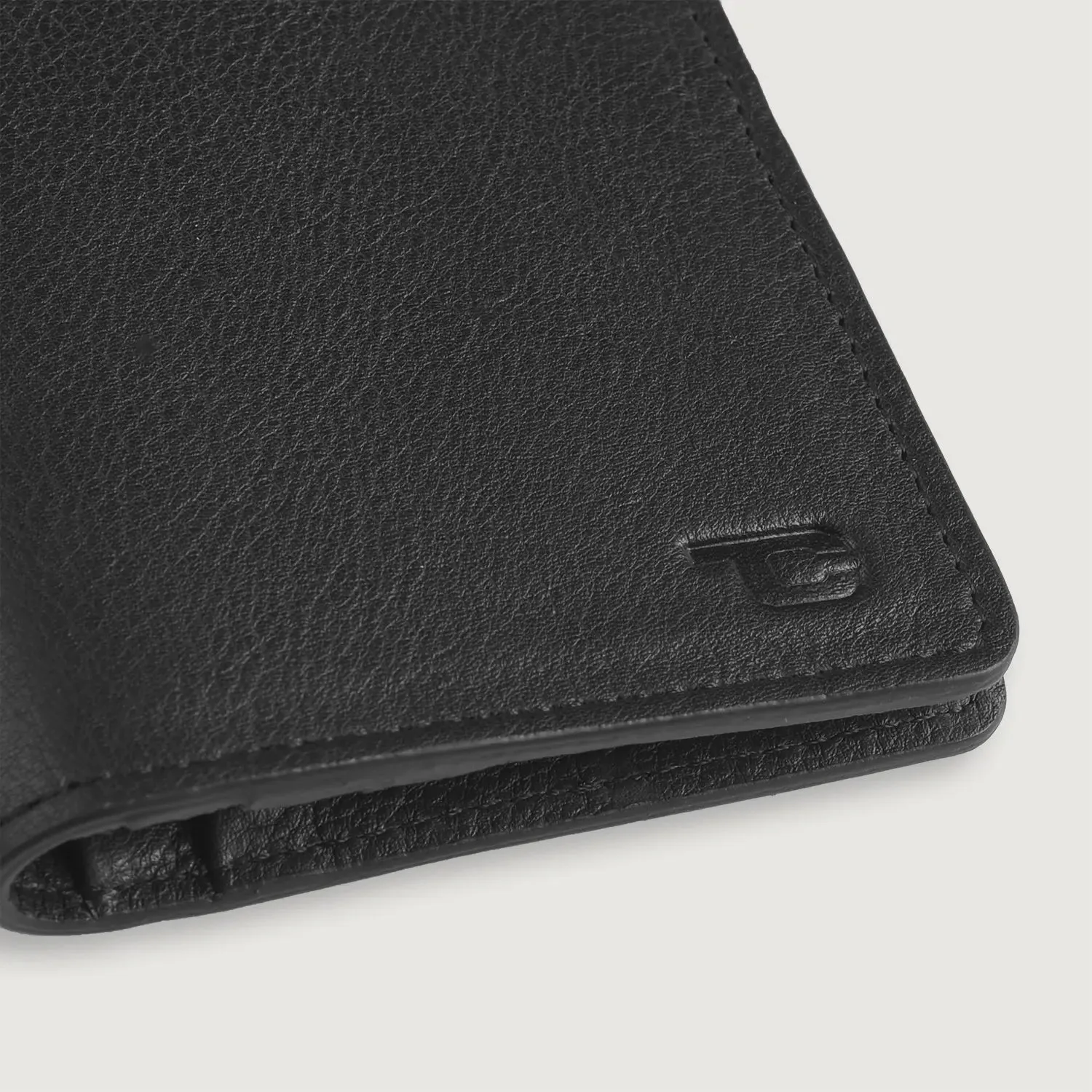 Cameron Black Leather Long Wallet