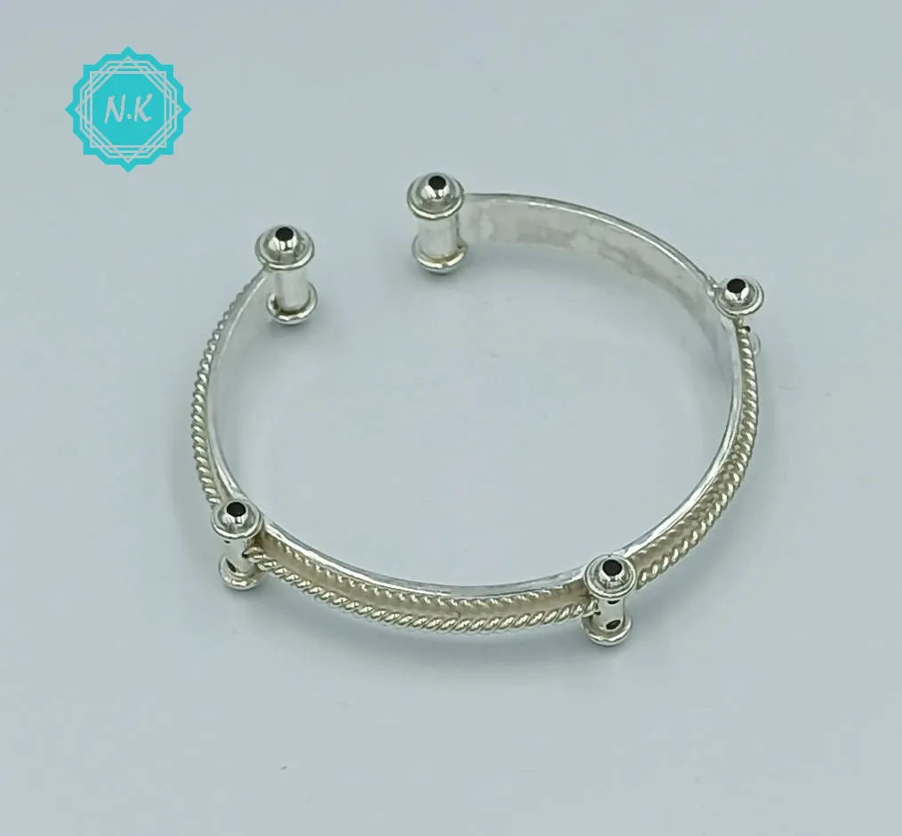 Castle Silver Bracelet