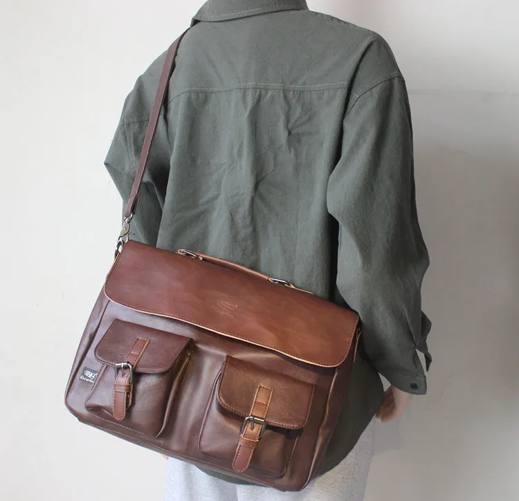 Casual Japanese Large-capacity Messenger Bag For Young Men's Handbag