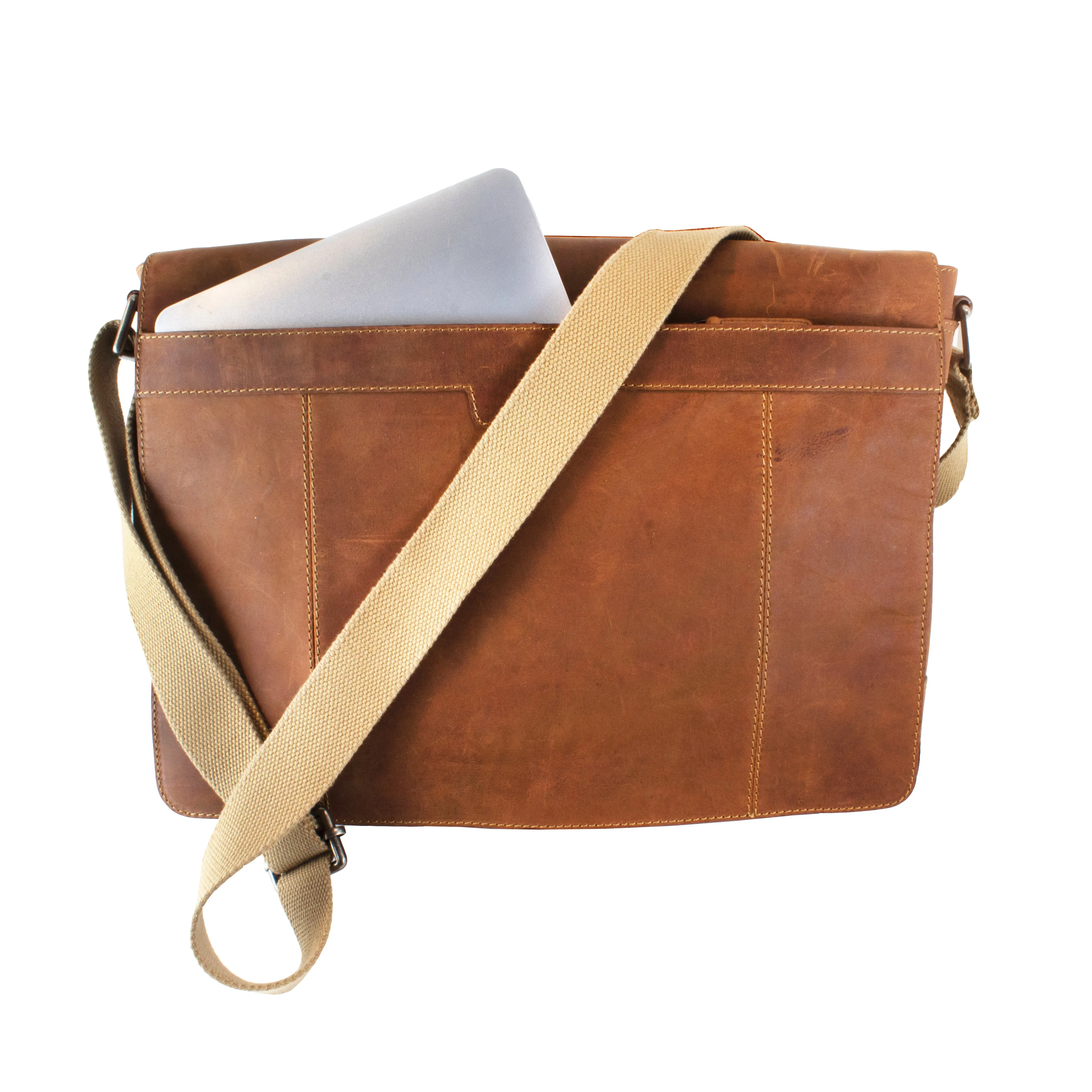 Chap Leather Messenger Bag