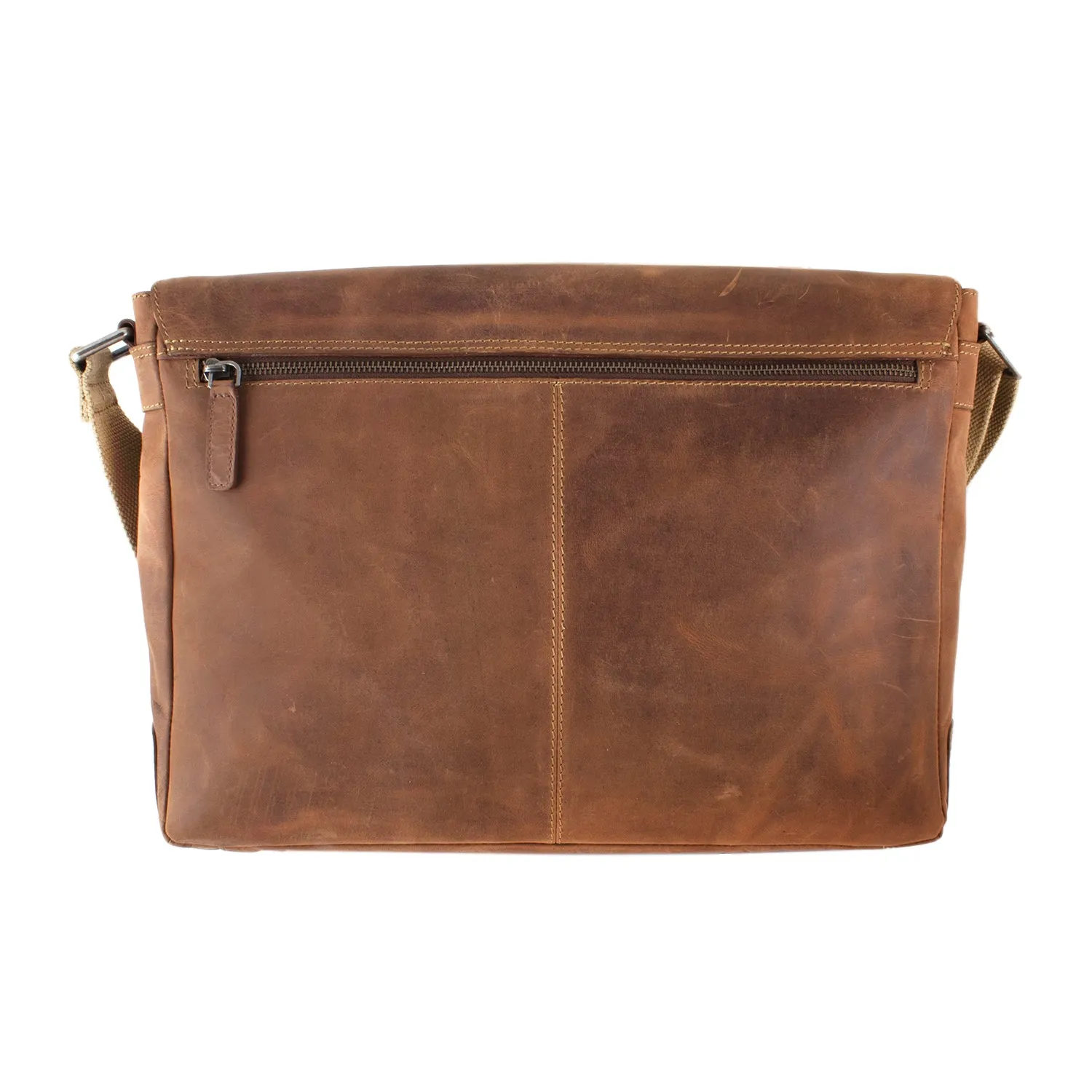 Chap Leather Messenger Bag