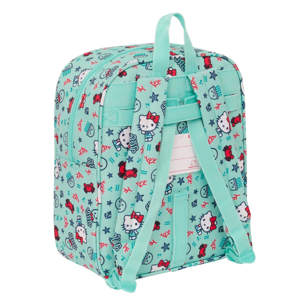 Child bag Hello Kitty Sea lovers Turquoise 22 x 27 x 10 cm