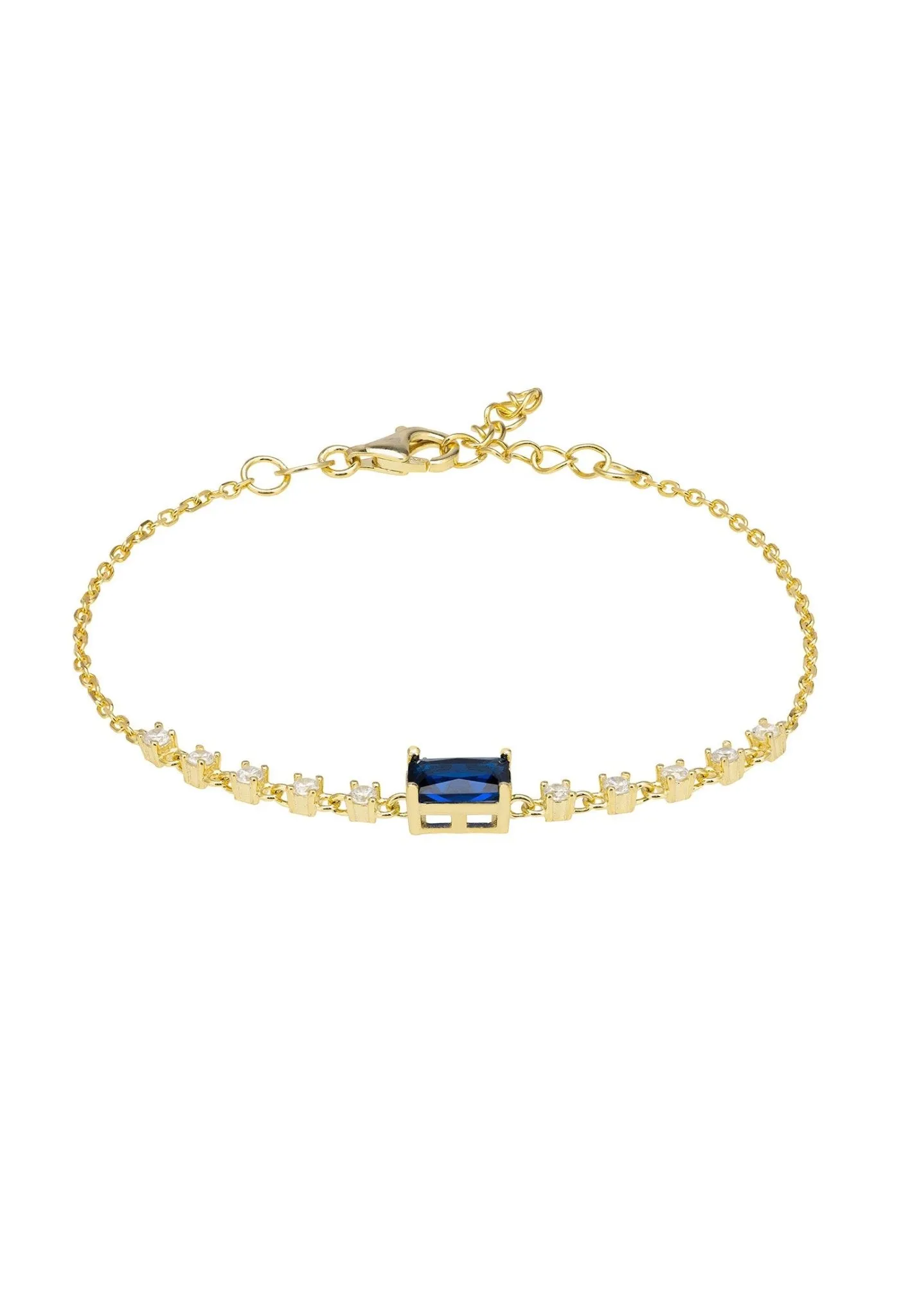 Claudia Gemstone Bracelet Gold Sapphire