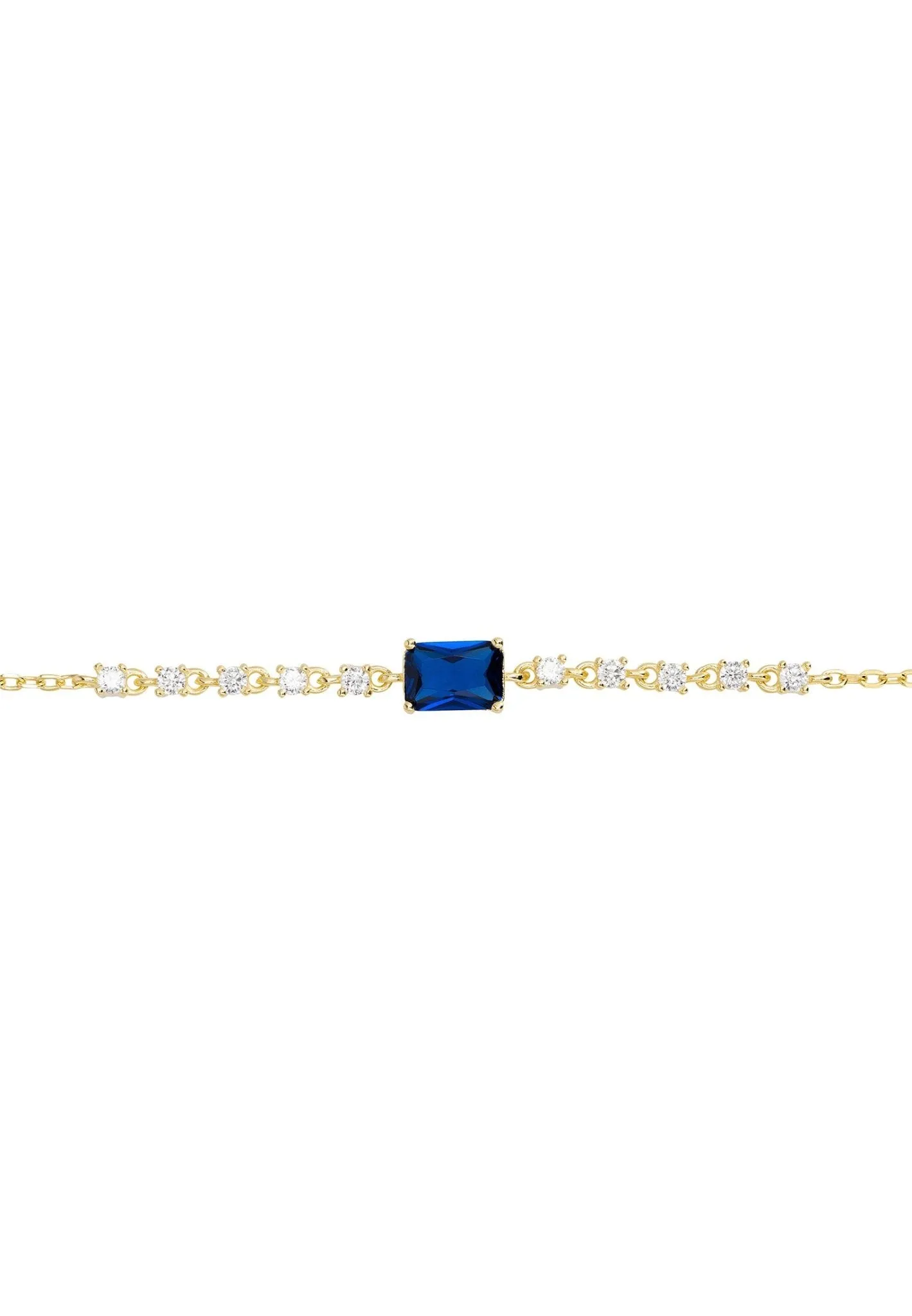 Claudia Gemstone Bracelet Gold Sapphire