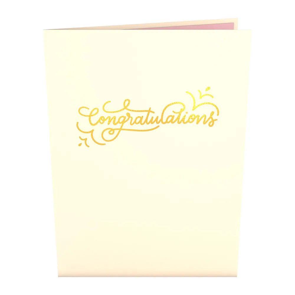 Congratulations Engagement Ring Pop-Up Card