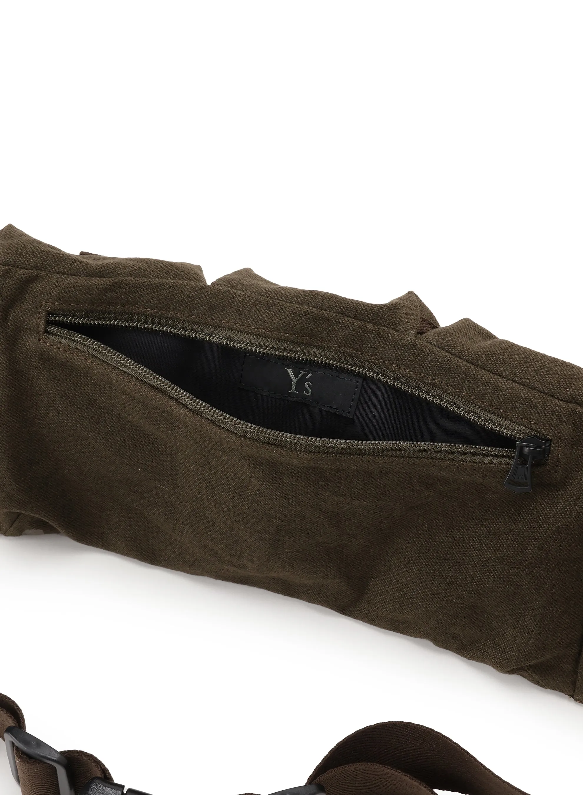 COTTON LINEN GABARDINE WAIST BAG