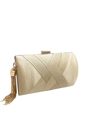 DEANNA EVENING BAG IN GOLD