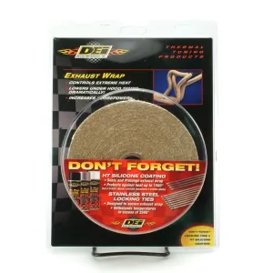 DEI 010103 Exhaust Wrap 2" x 100ft Tan