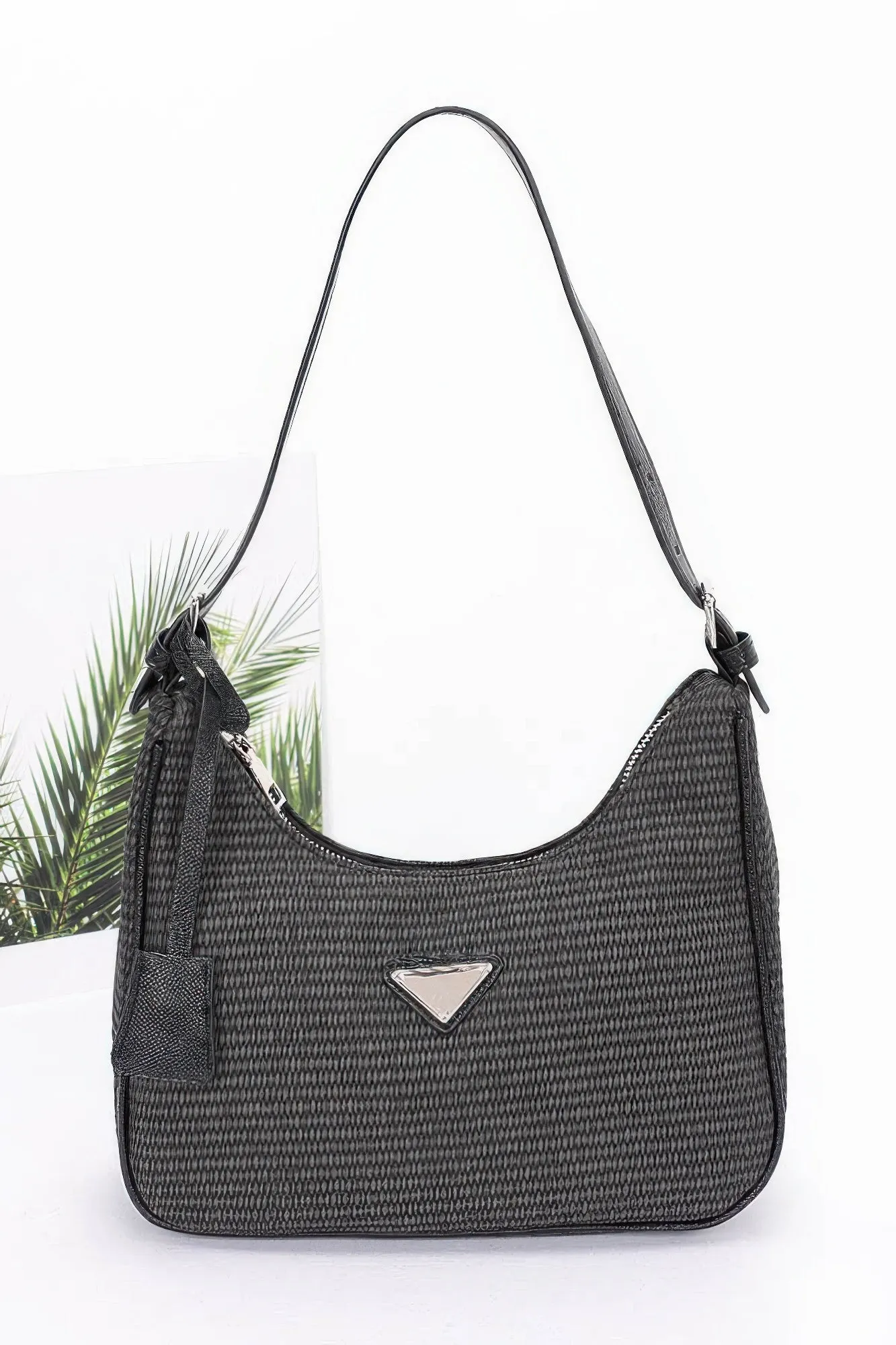 Faux Leather Shoulder Bag