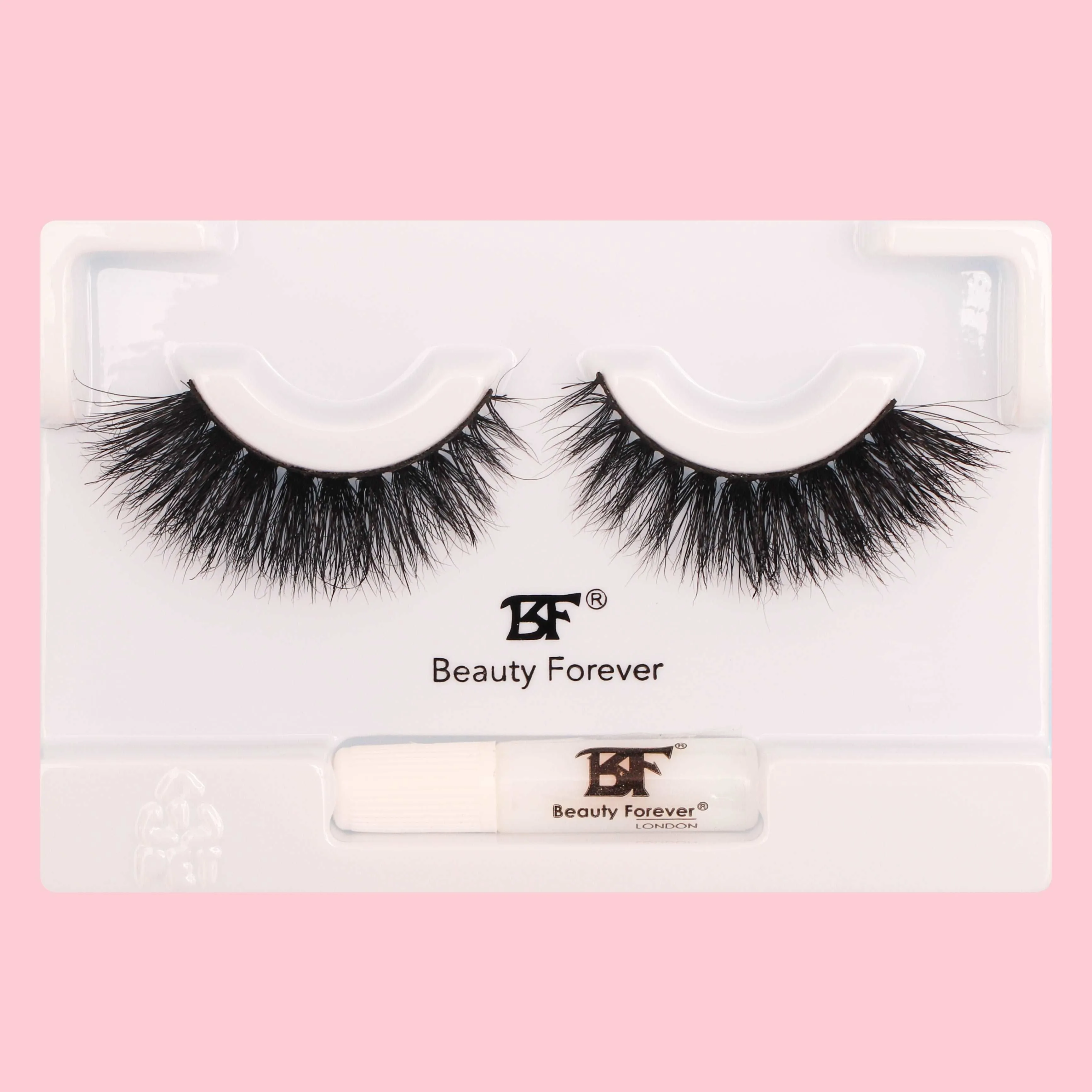 Faux Mink 3D Eyelashes-Ebony No. 120 (Elegantly layered and defined)