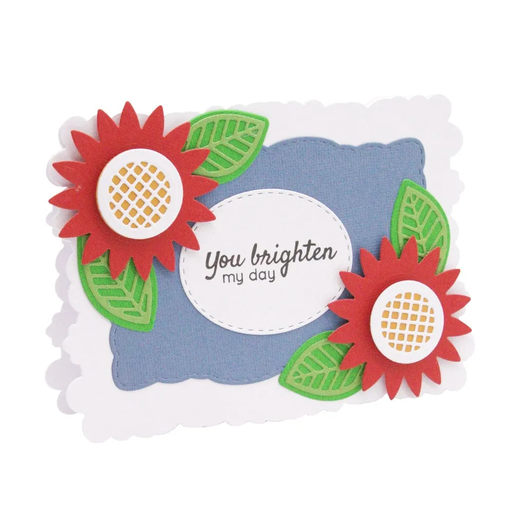 Folksy Floral Embellishment Die Set - 5116E