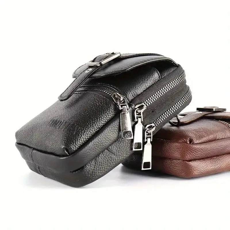 Genuine Leather Multifunctional Cell Phone Bag