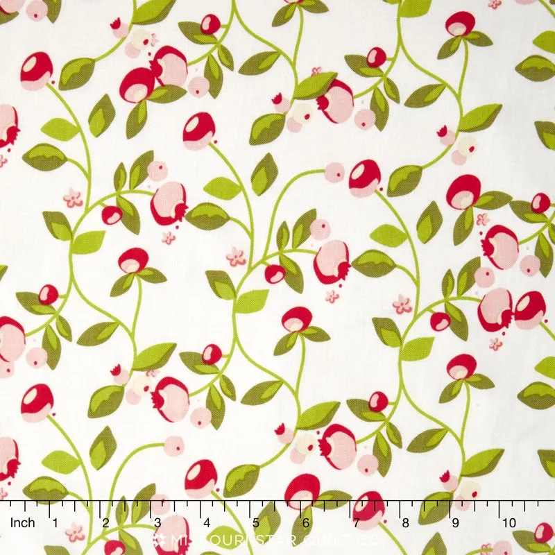 Hello Gorgeous - Gorgeous Vine Cream Yardage