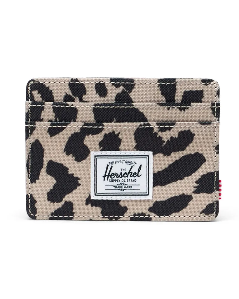 Herschel Supply Co Charlie Cardholder Wallet - Leopard Wave