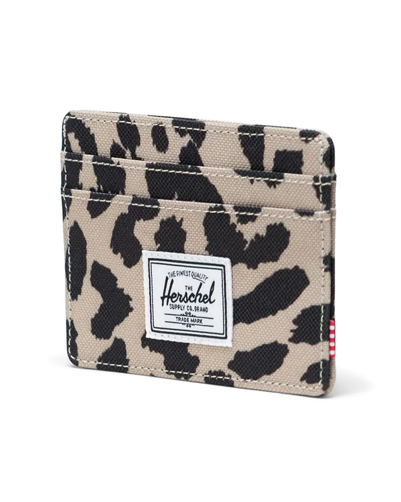 Herschel Supply Co Charlie Cardholder Wallet - Leopard Wave