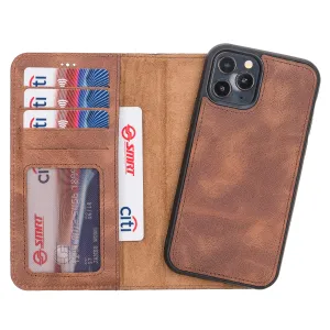 iPhone 12 Leather Wallet Case