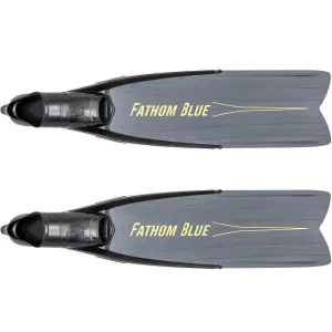 IST FRA01/F Fathom Blue Full Foot Pocket Apnea Free Diving Spearfishing Fins