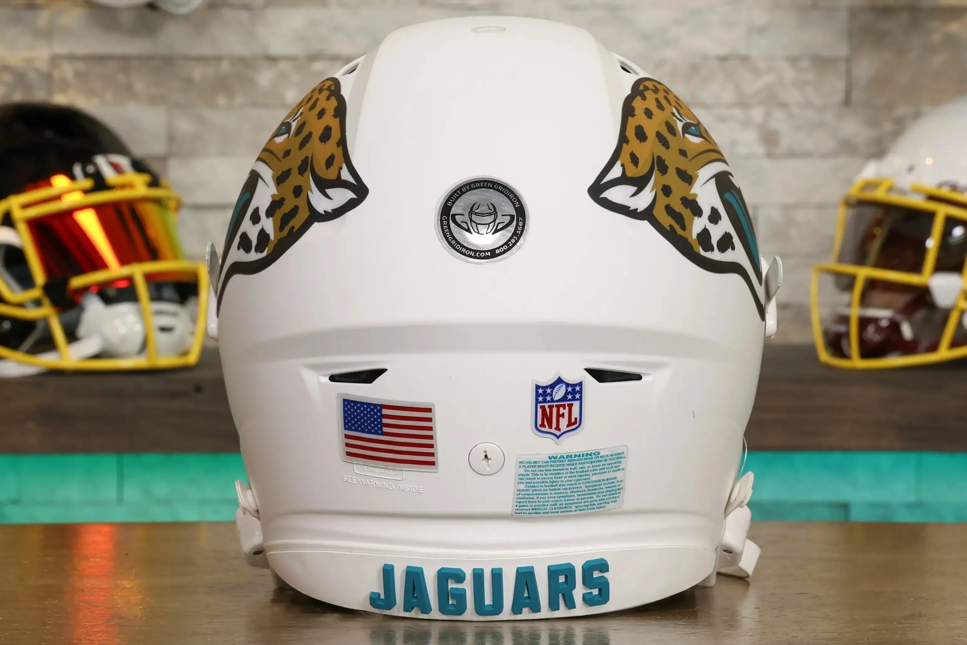 Jacksonville Jaguars Alternate Riddell SpeedFlex Helmet - GG Edition