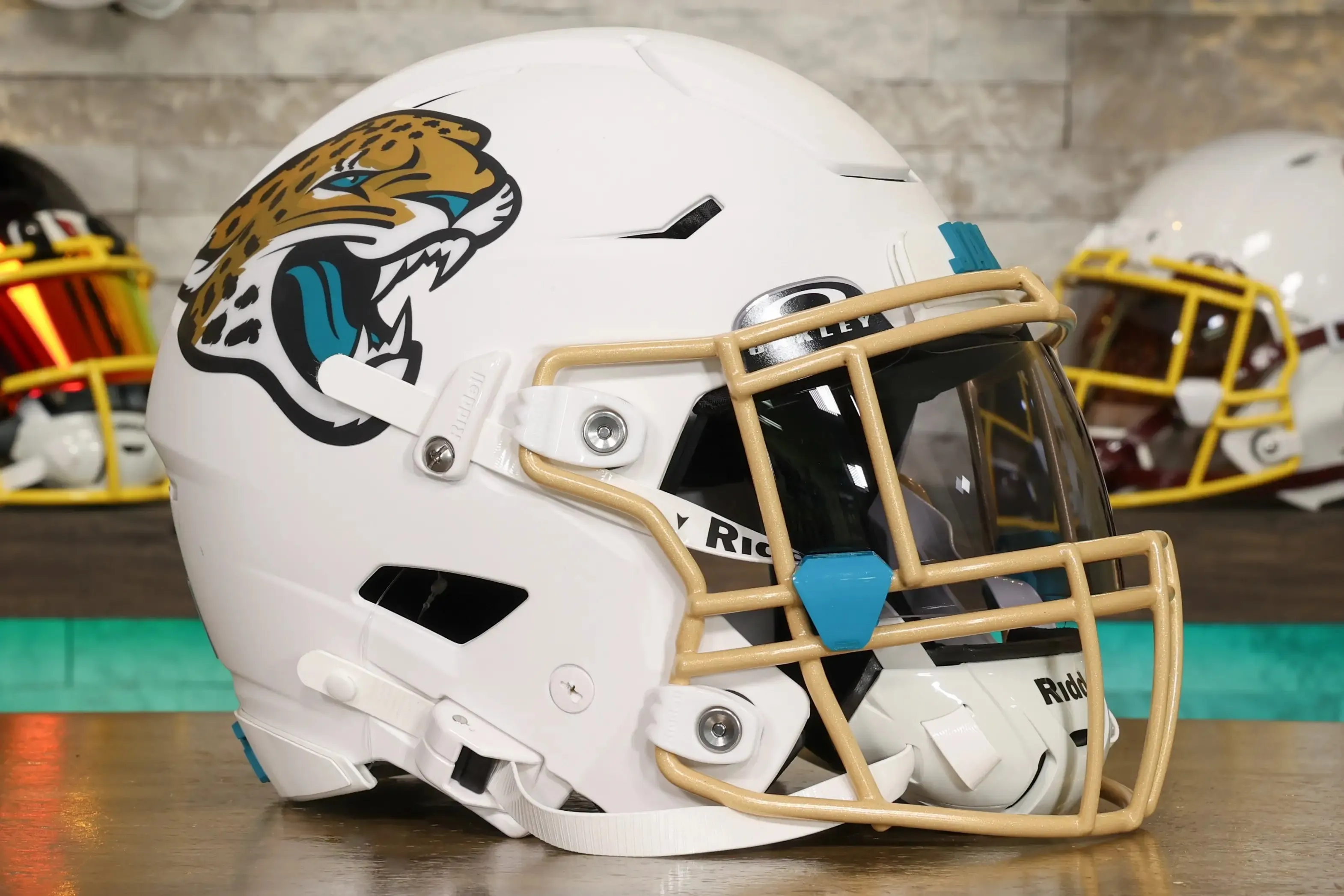 Jacksonville Jaguars Alternate Riddell SpeedFlex Helmet - GG Edition