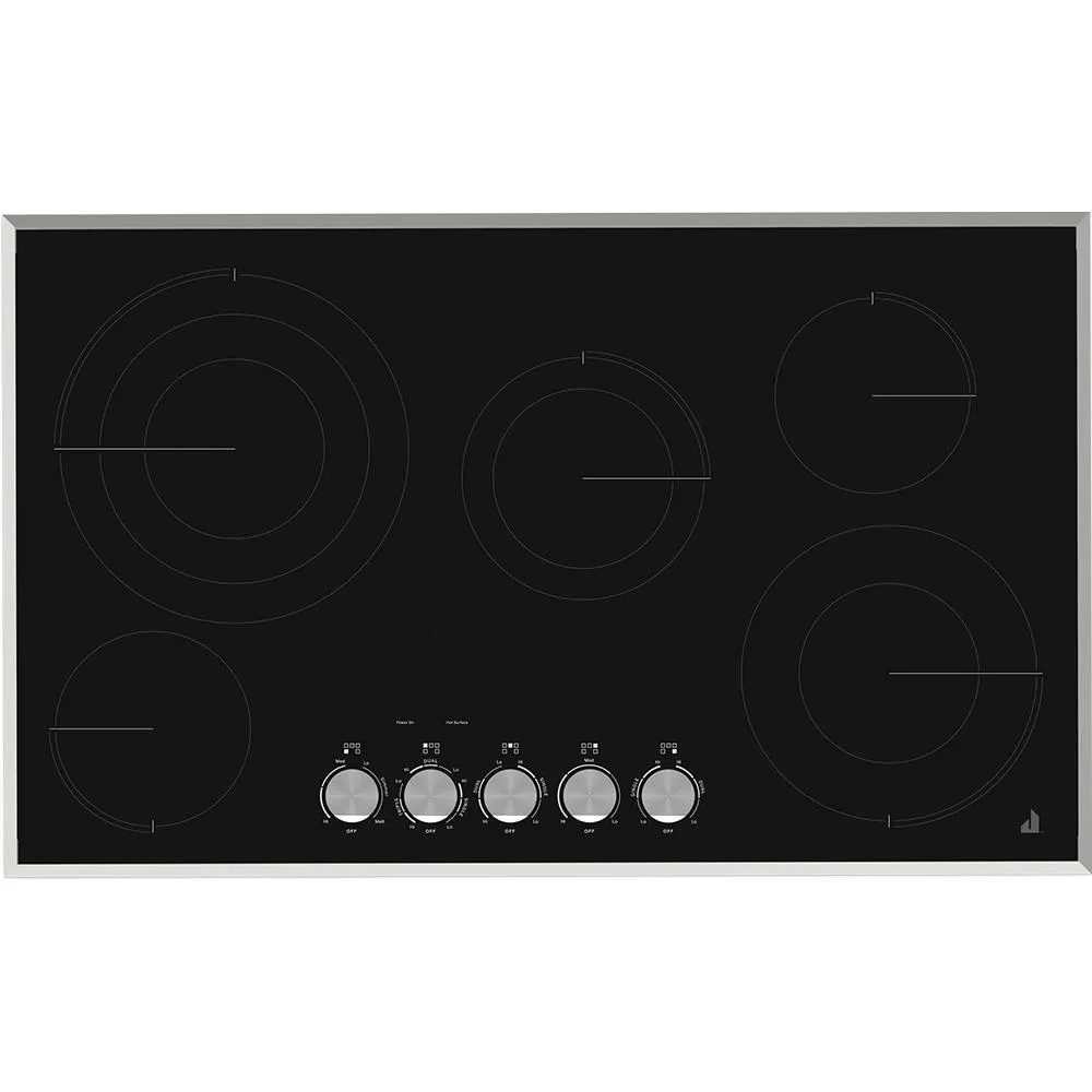 JennAir 36-inch Built-in Electric Cooktop with Dual-Choice™ Element JEC3536HS