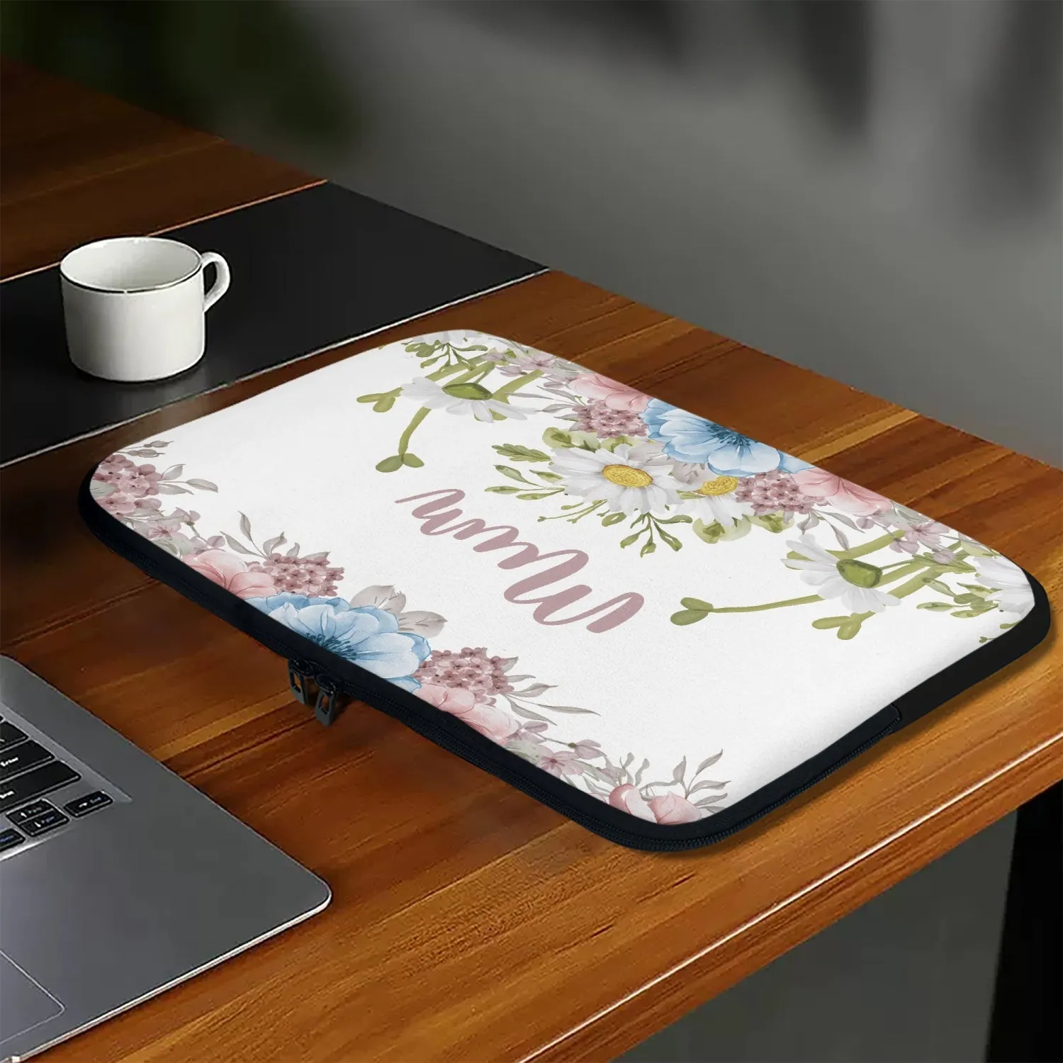 Laptop Sleeve - without handles - Floral - Mum