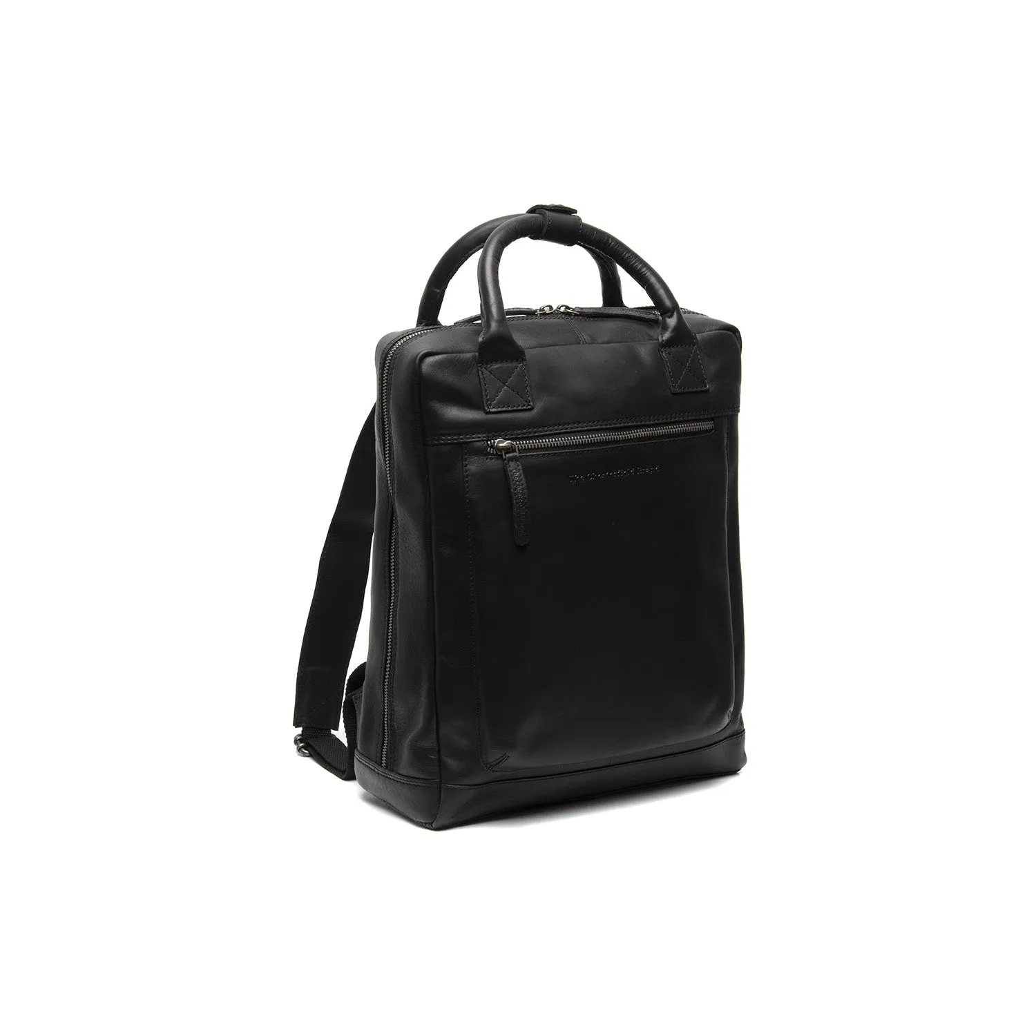 Leather Backpack Black Georgia