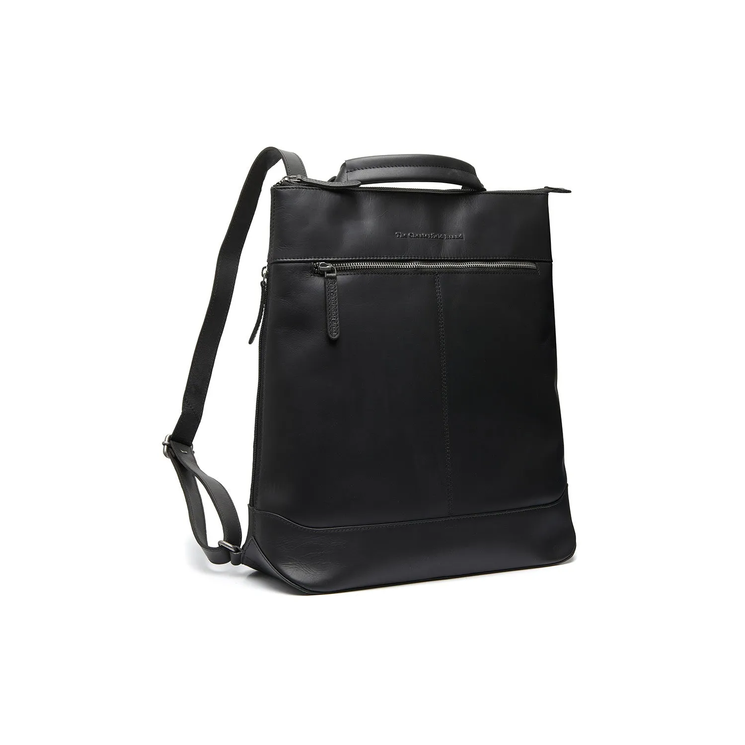 Leather Backpack Black Omaha