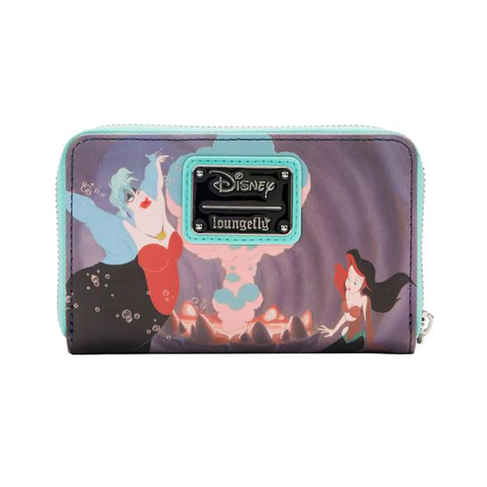 Loungefly Disney The Little Mermaid Ariel Princess Scenes Series Zip Around Wallet