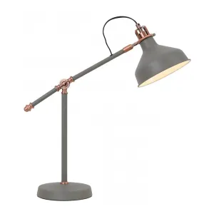 Luca Metal Table Lamp Grey | White | Black