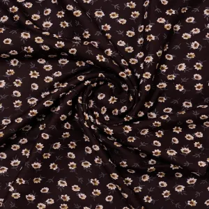 Luxurious Brown Rayon Fabric