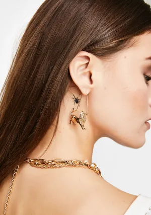 Luxurious Leo Drop Earrings