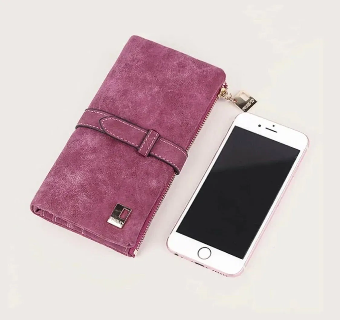 Marvel Purple Suede Wallet