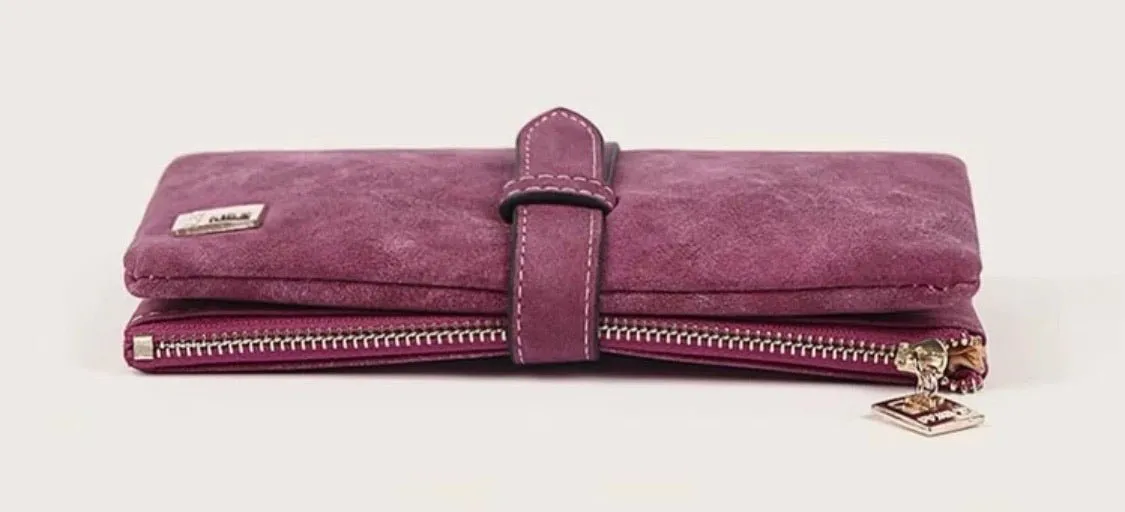 Marvel Purple Suede Wallet