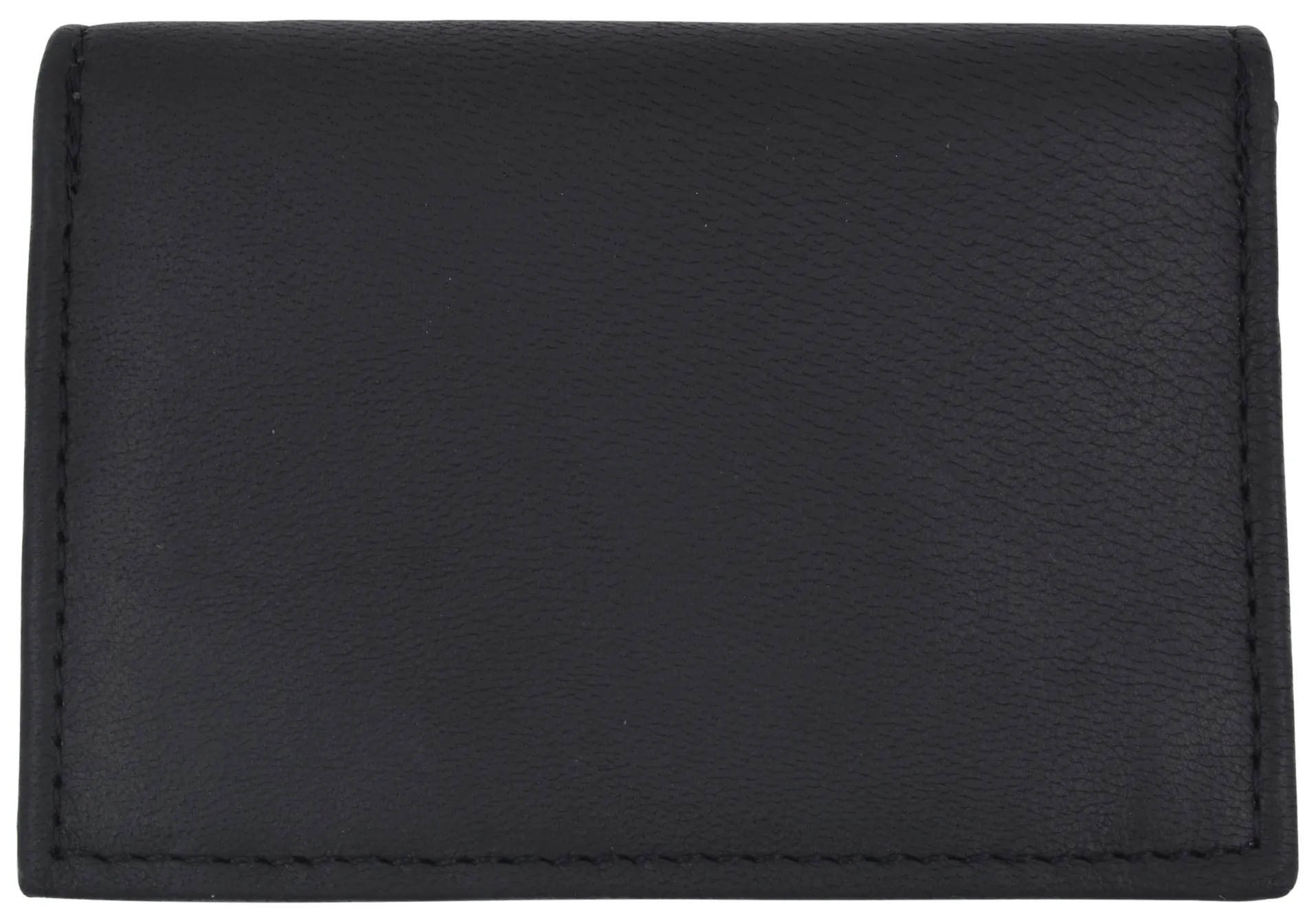 Mens Black Leather Super Light Weight Bifold Wallet 57