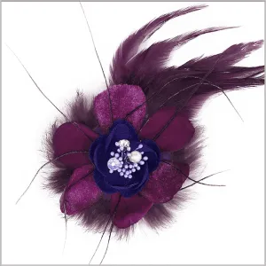 Men's Fashion Lapel Flower Flower3 Purple